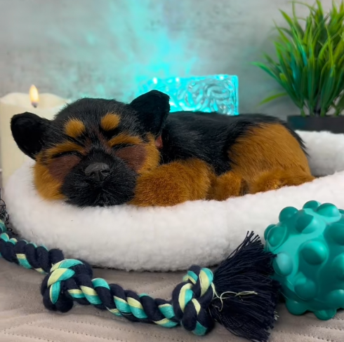 Breathing Dog Plushie